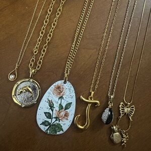 Gold and Silver Women's Necklace Set